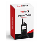 RedPac Walkie-Talkie retail packaging box shown on a white background, with the product pictured on the front.